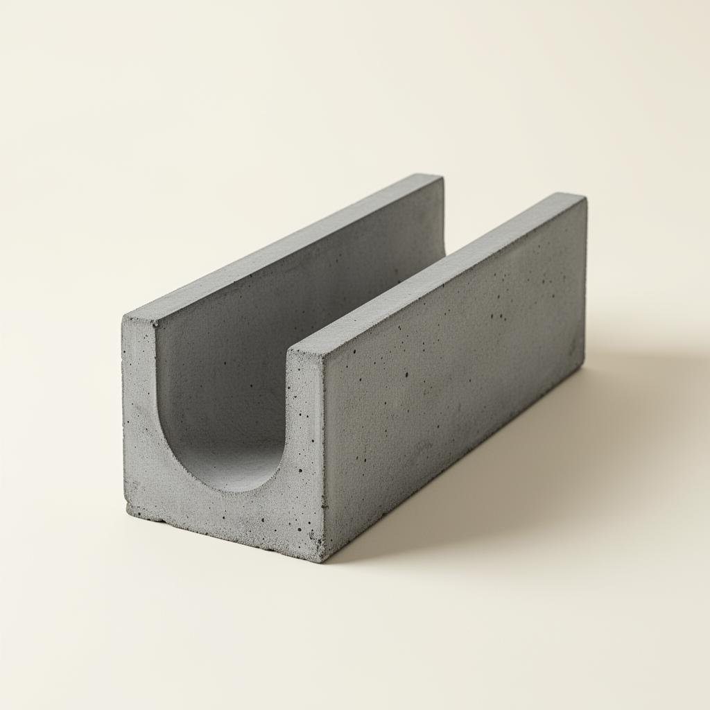 Bloco Canaleta — bloco de concreto